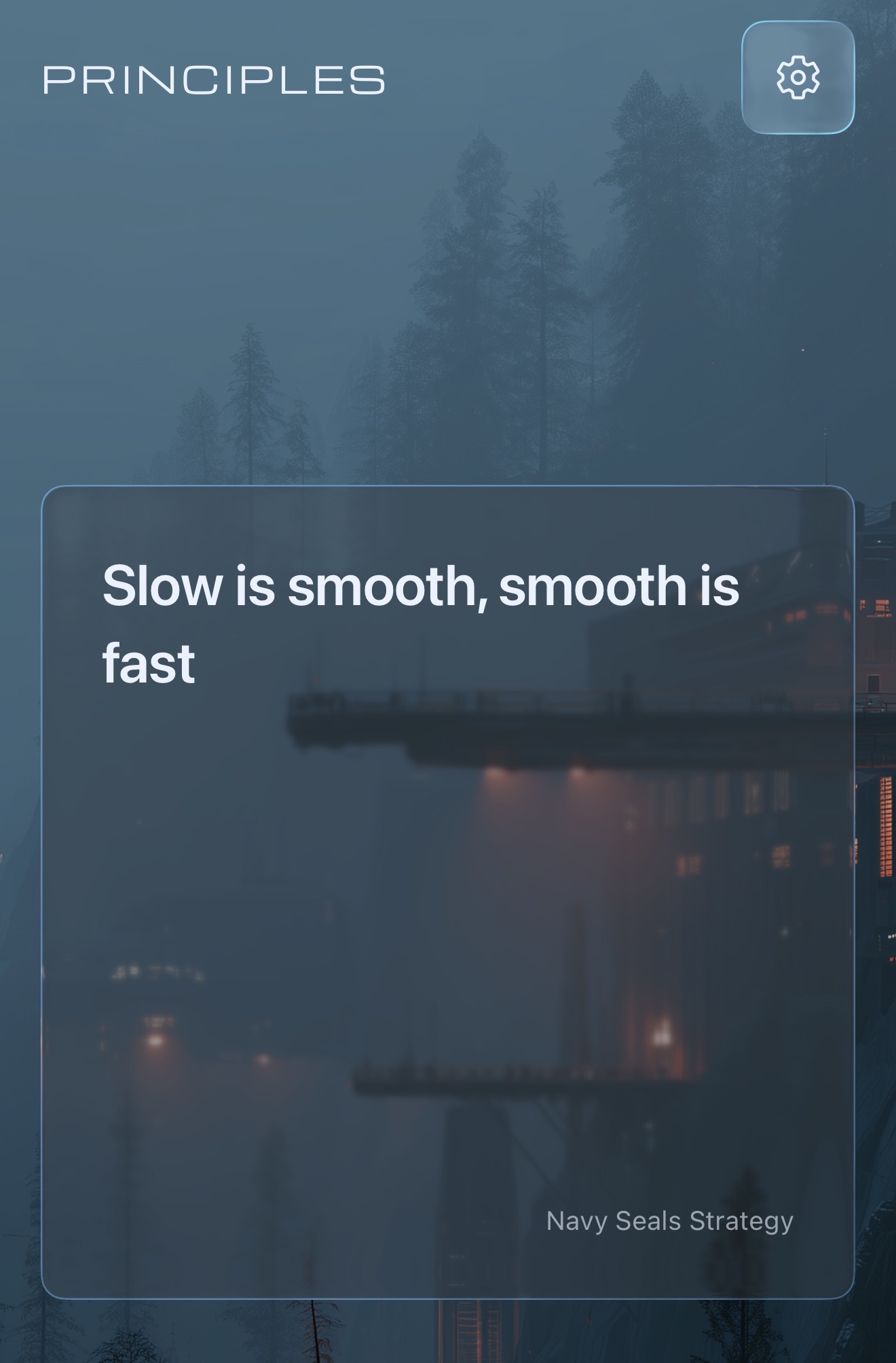 Daily swipe sessions interface